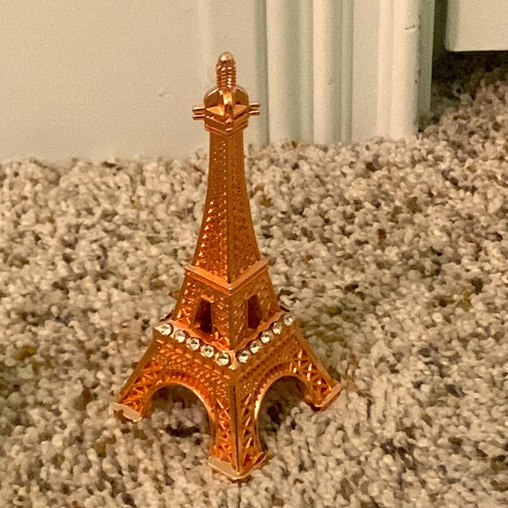 Rose Gold Eiffel Tower Decoration